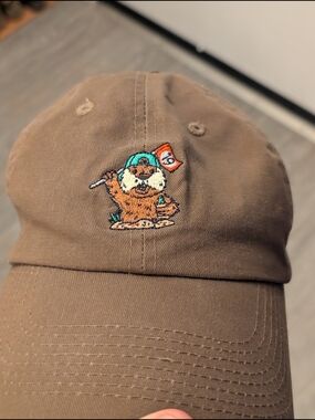 Brown Gopher Embroidered Baseball Cap